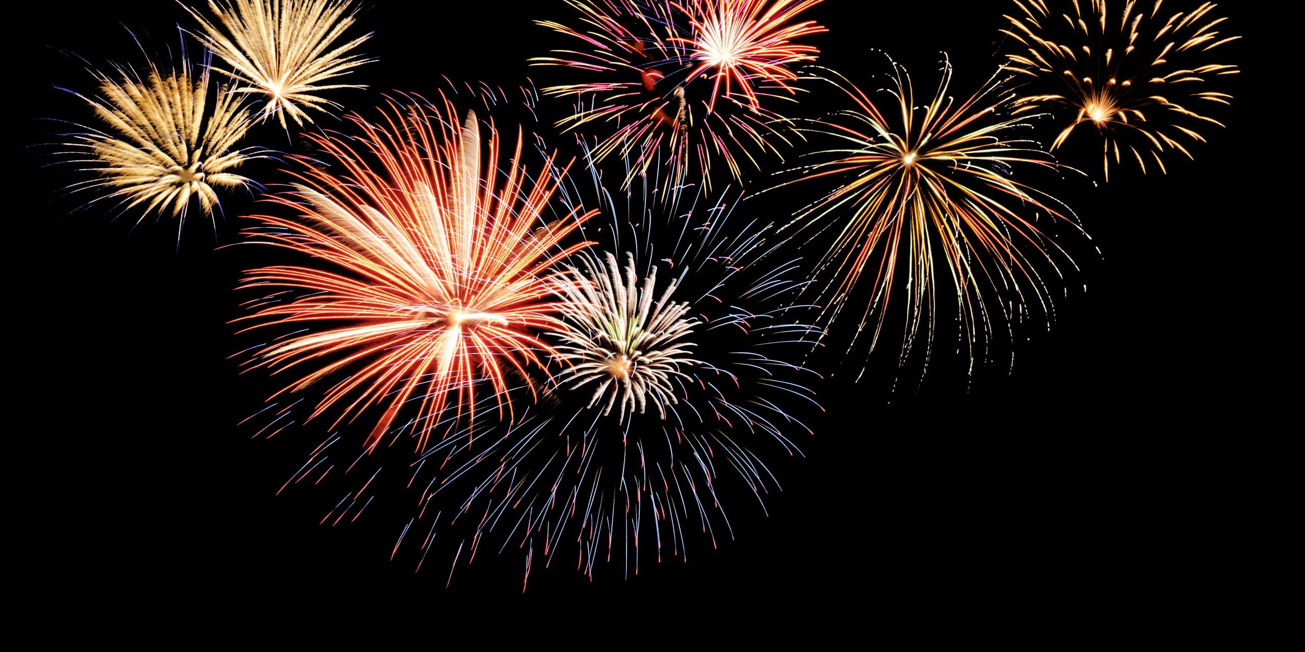 Fireworks cluster.